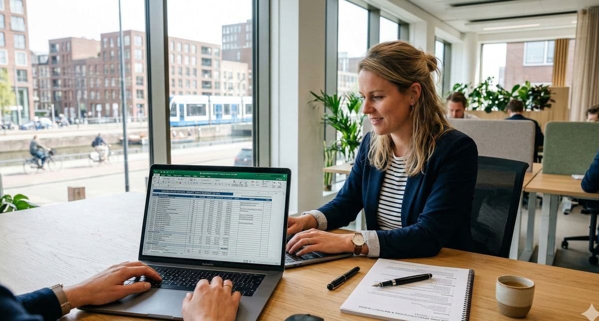Offerteproces op kantoor